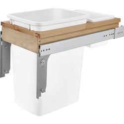 35 Quart Rev-A-Shelf  Top mount Single Trash Pullout Fits 12” Cabinet 