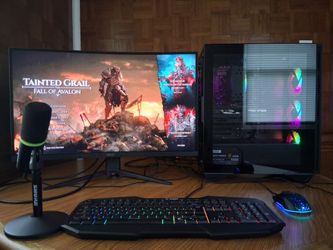 PC gaming setup - RTX 4060 / i7-13700F / 27" WQHD Monitor