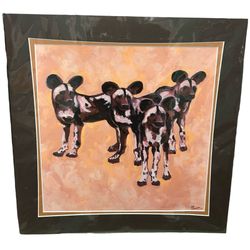 Art of Disney Painted Dogs African Painted Dogs African Wild Dog Print Joe Rohde