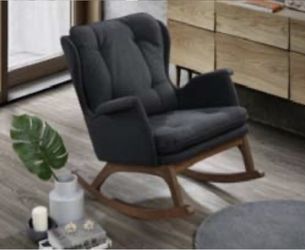 New Grey Cushion Rocking Chair