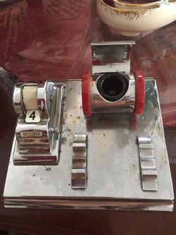 Vintage desk calendar and pen holder