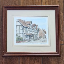 Shakespeare's Birthplace Limited Edition Watercolor Print Glyn Martin