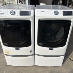 🔥 MAYTAG FRONT-LOAD WASHER & DRYER SET – READY TODAY 🔥