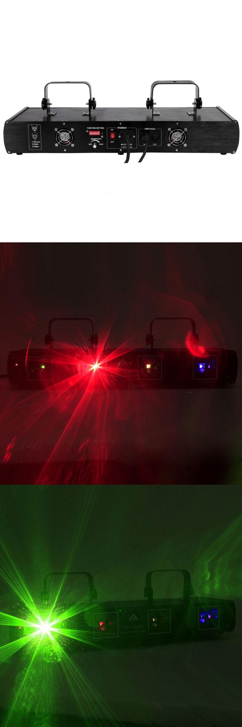4 Lens 760mW Red+Green+Yellow+Blue RGYB DMX Laser DJ Stage Lighting Light Party