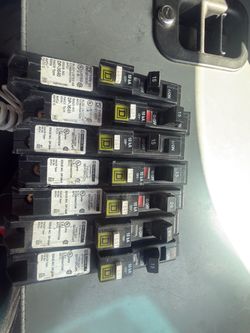 Square D arc fault Breakers ( 7 total )