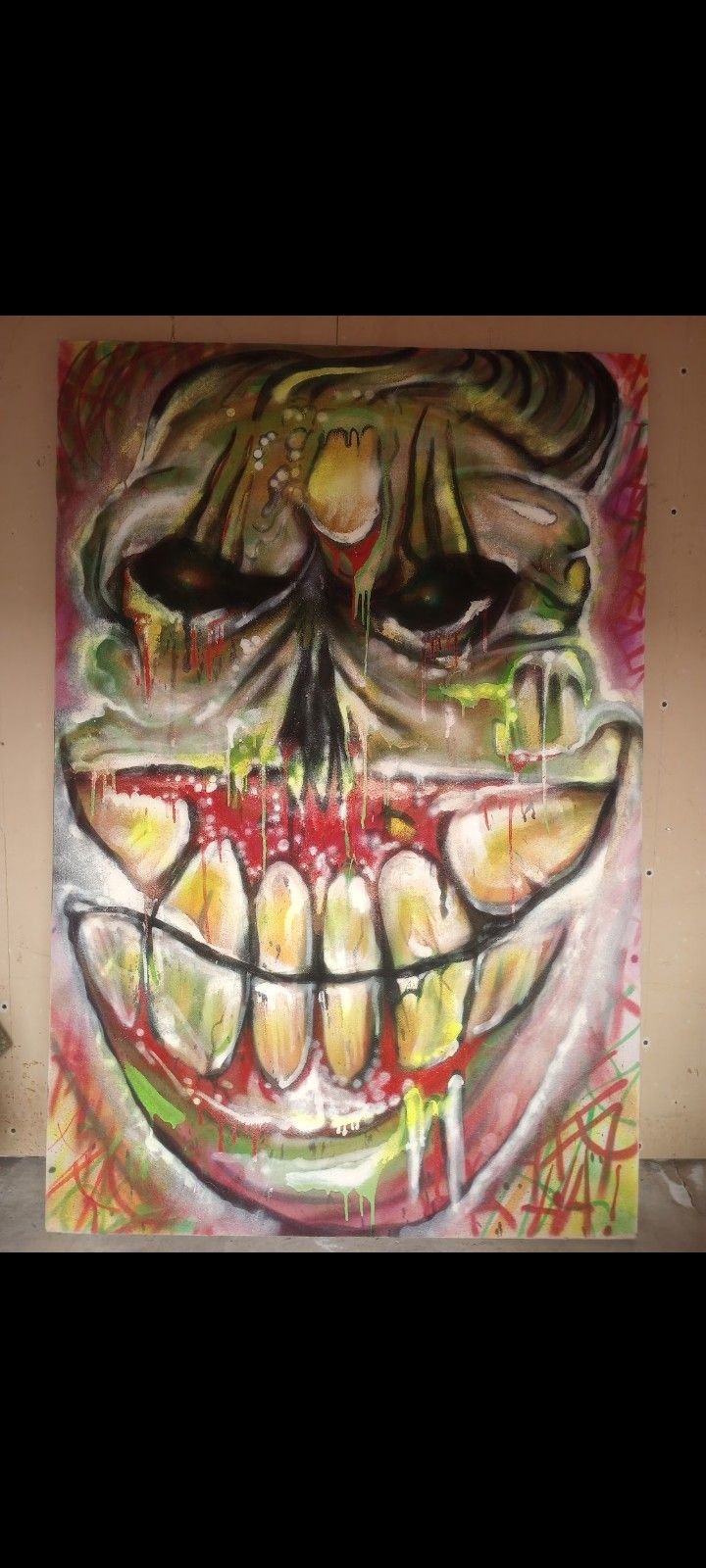 Joker Spray Painting