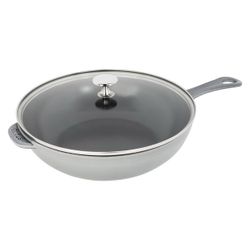 Staub 10 1/4” Enameled Cast Iron Daily Pan With Glass Lid $79.99