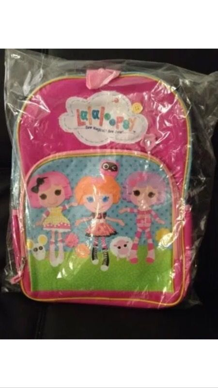 New 16" lalaloopsy backpack bookbag back to school