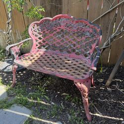 Vintage Cast Iron garden bench