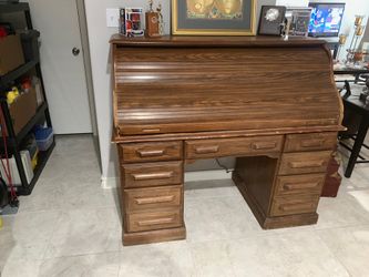 Antique Roll Top Desk/Great Fixer Upper Project!