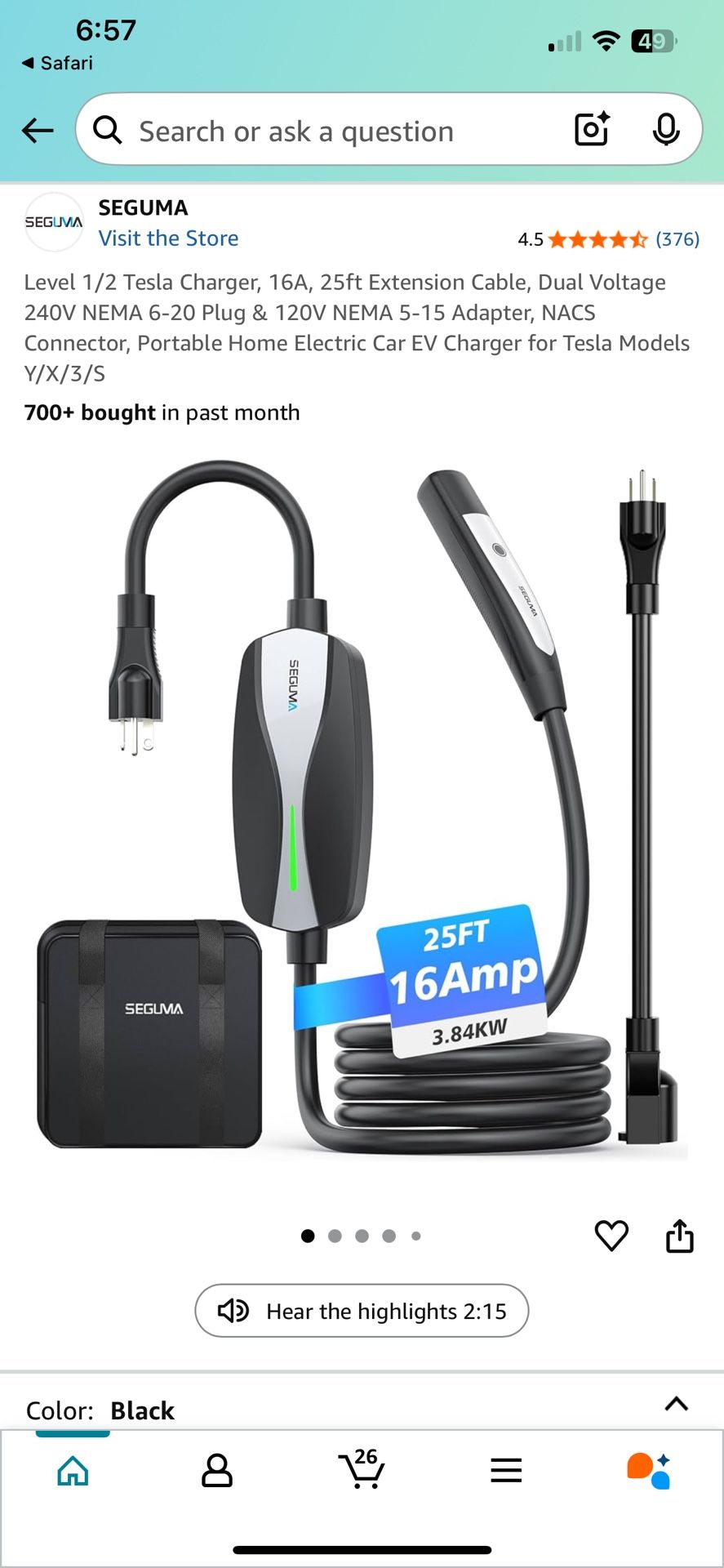 EV Portable charger 1&2