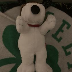 One 1990 Snoopy plush toy