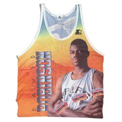 Vintage 90’s NBA David Robinson San Antonio Spurs Basketball All Over Print Jersey