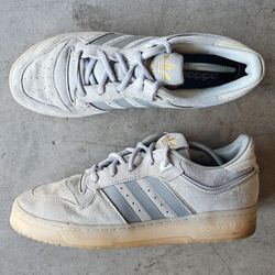 Adidas Men's Rivalry Low 86 Gray Suede Sneakers Size 12   