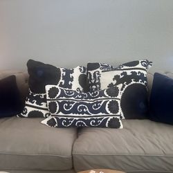 3 Pottery barn Suzani Pillows With Inserts 