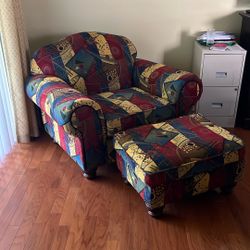 Chair and ottoman 