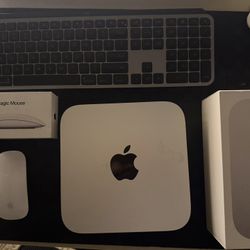 Apple Mac Mini M2 With MX Keys Keyboard (for Mac) And Apple Magic Mouse 2
