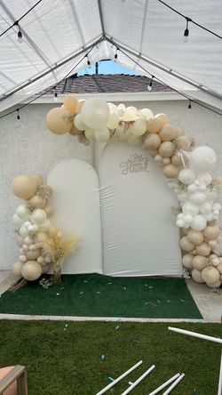 Free balloon arched