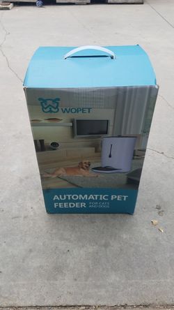Wopet Automatic Pet Feeder Cat & Dog