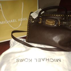 Michael Kors Leather Hamilton 