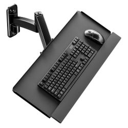 Keyboard Tray Wall Mount,Sit-Stand 26 Inch