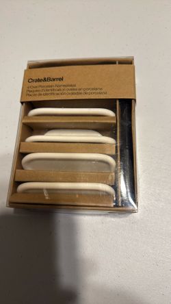 Crate & Barrel Nameplates NEW