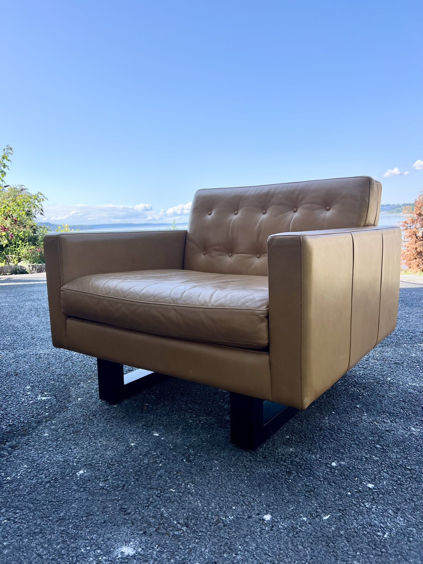 ROOM & BOARD Leather Armchair… Can Deliver