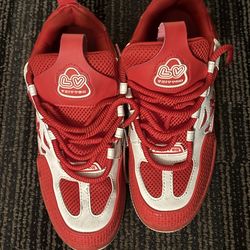 Louis Vuitton red skates