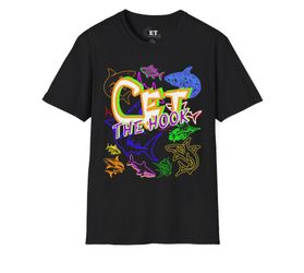 Cet the hook fishing t shirts