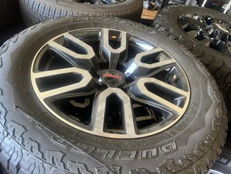 20” New Gmc At4 Rims And Tires 275/60/20