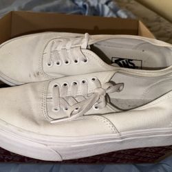 All White Vans 
