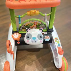 Fisher Price Baby & Toddler Toy 2 Sided Steady Speed Panda Walker
