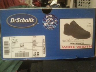 Dr Scholl's Men's Souls Black 13EE Athletic Work Shoes