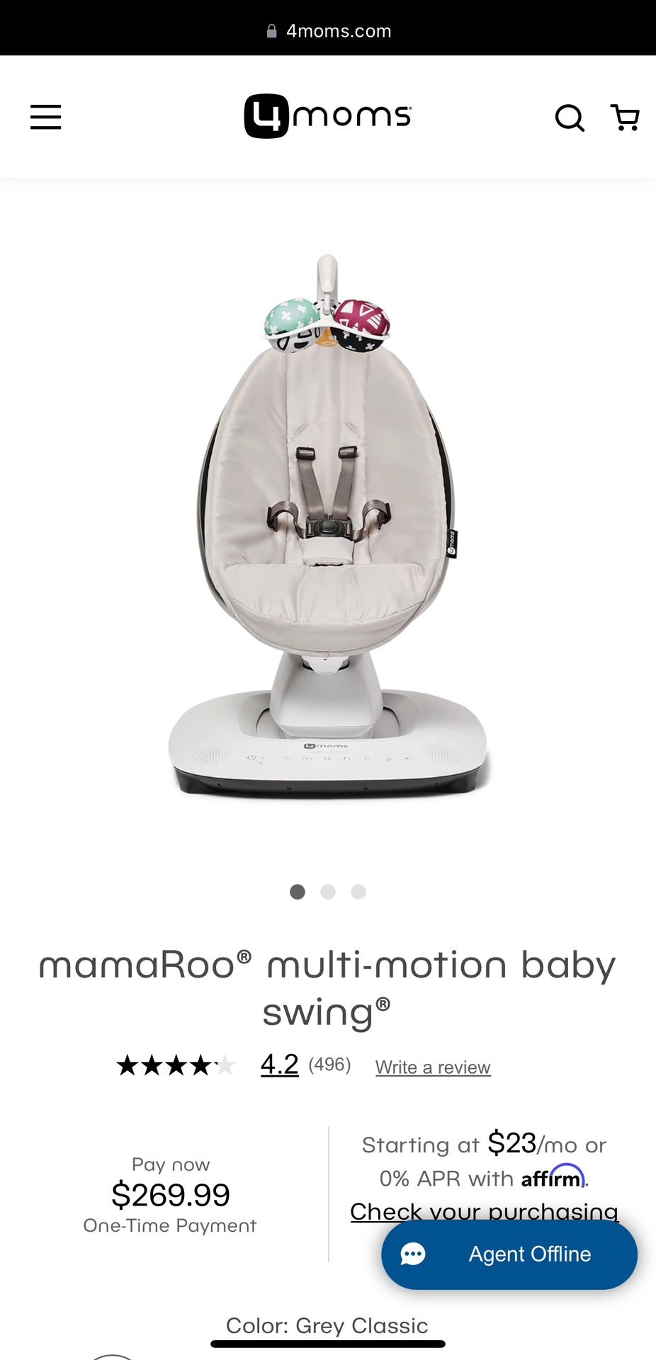 Mamaroo Baby Multi Motion Swing