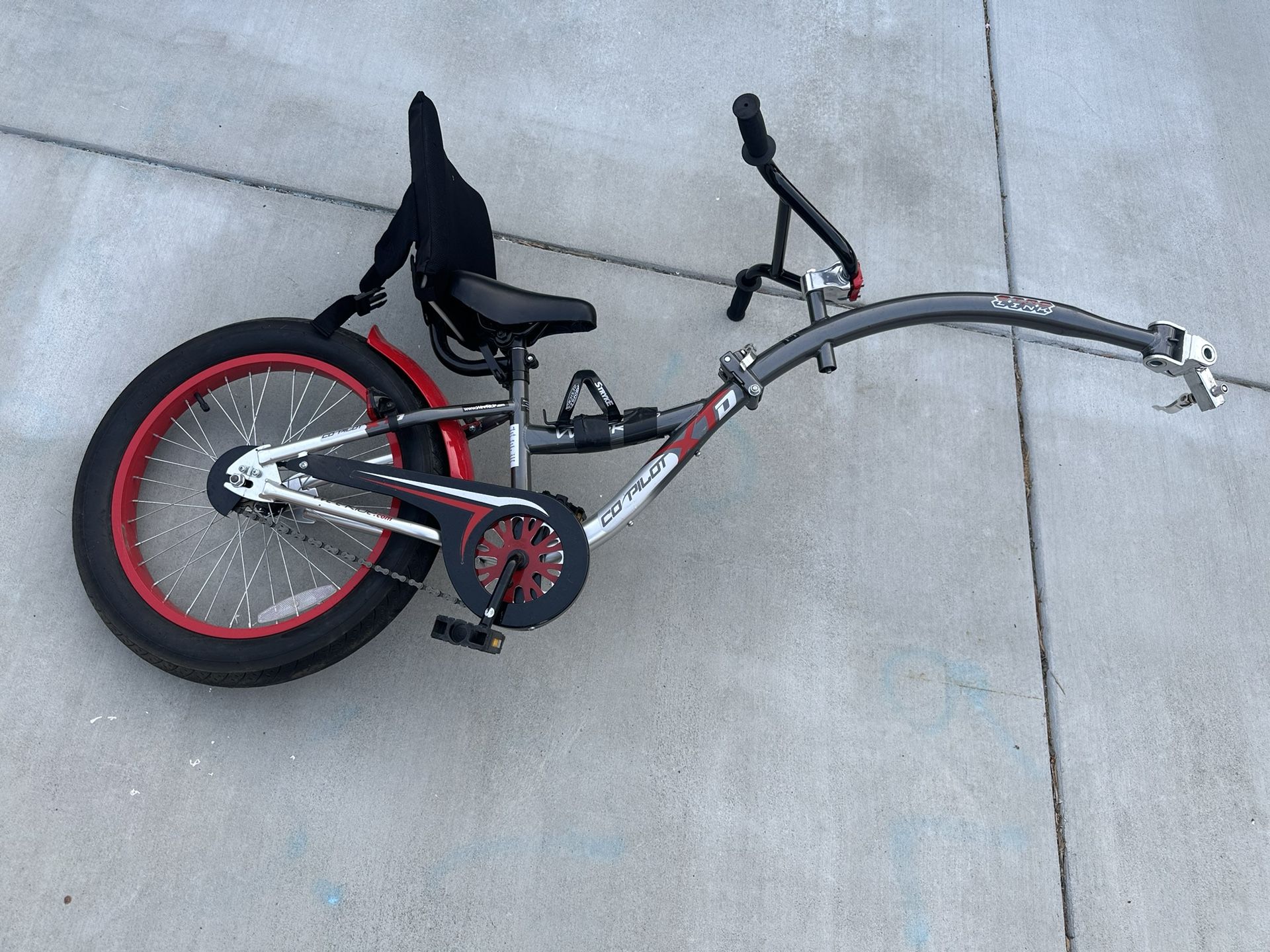 WeeRide Co Pilot Trailer Child Bike