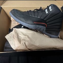 Air Jordan 12 Utility Black Red Size 10 BRAND NEW