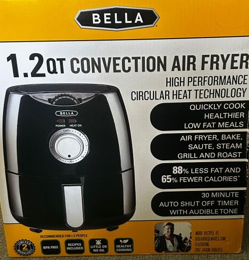 Bella Qt Convection Air Fryer Like New!