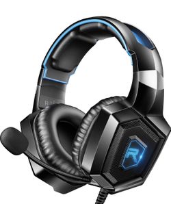 RUNMUS Stereo Gaming Headset for PS4, Xbox One, Nintendo Switch, PC, PS3, Mac, Laptop, Over Ear Headphones PS4 Headset Xbox One Headset with Surround