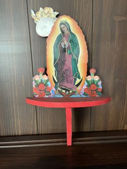 Handmade Virgin Mary Shelf - Rare
