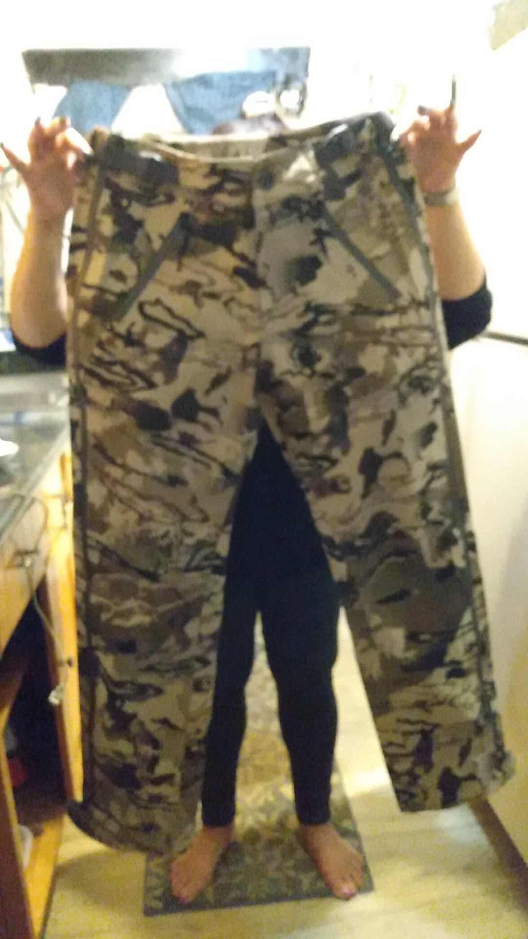 BRAND NEW UNDER ARMOUR -STORM PROOF CAMO PANTS