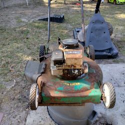 Three And A Half Horse Push Mower