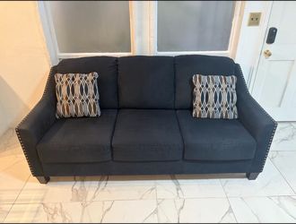 Blue Goethe sofa Hidden double bed