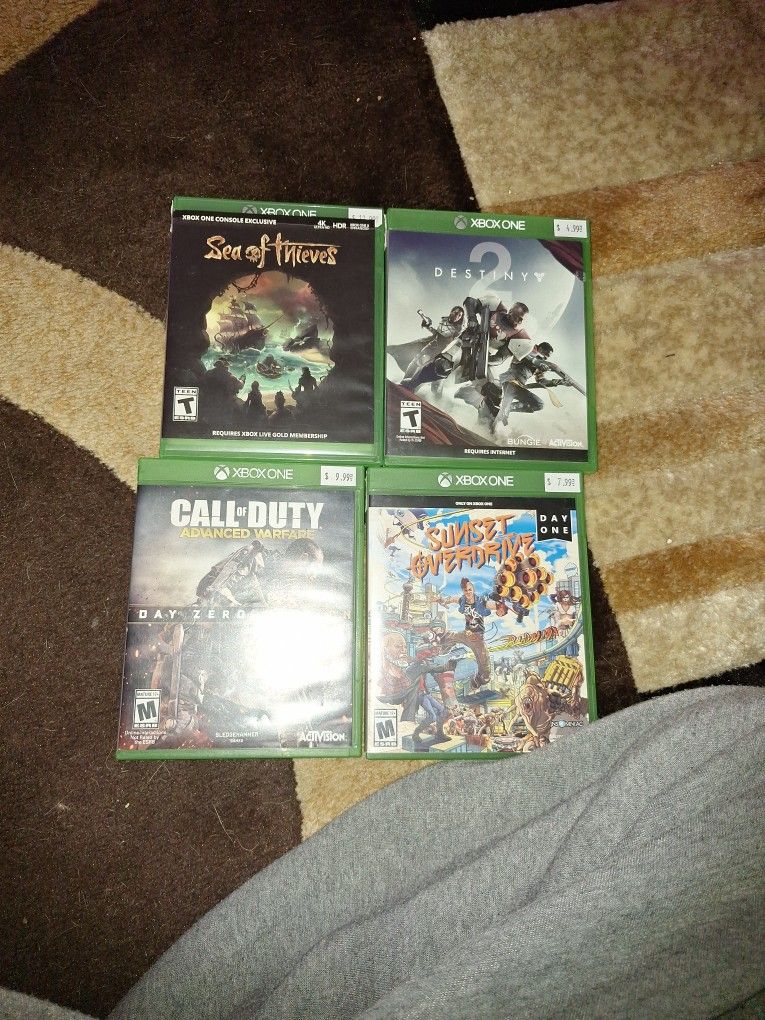 4 Xbox One Games Bundle