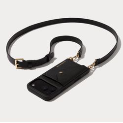 Emma Pebble Leather Crossbody Bandolier
