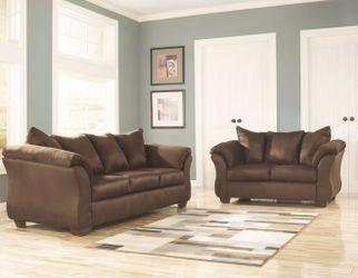 Signature Design by Ashley Darcy-Cafe Sofa and Loveseat