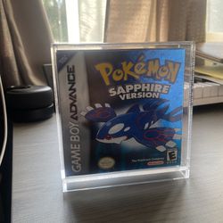 Pokémon Sapphire Version Gameboy Complete In Box CIB Mint 