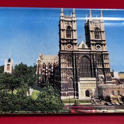 Vintage Melamine Souvenir Tray Westminster Abbey