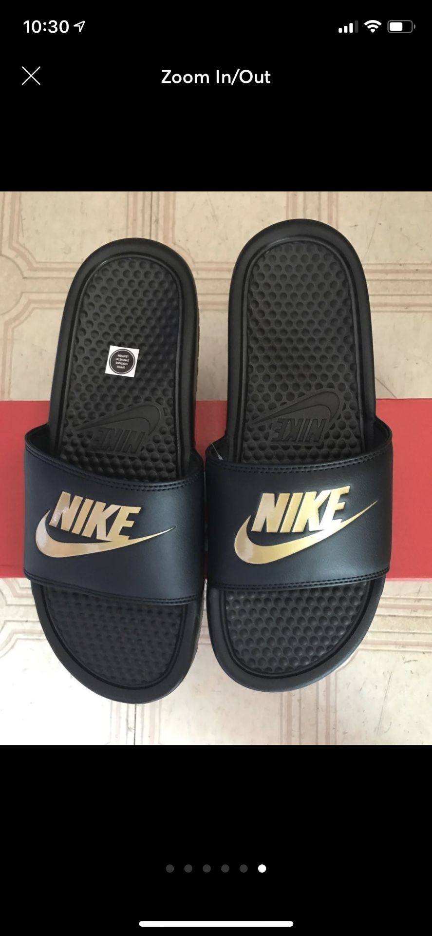 Nike mens sandal size 8, womens 9