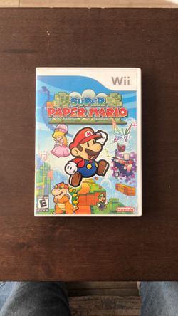Super Paper Mario Wii Case Only.