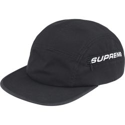 Supreme Side Zip Camp Cap - Black